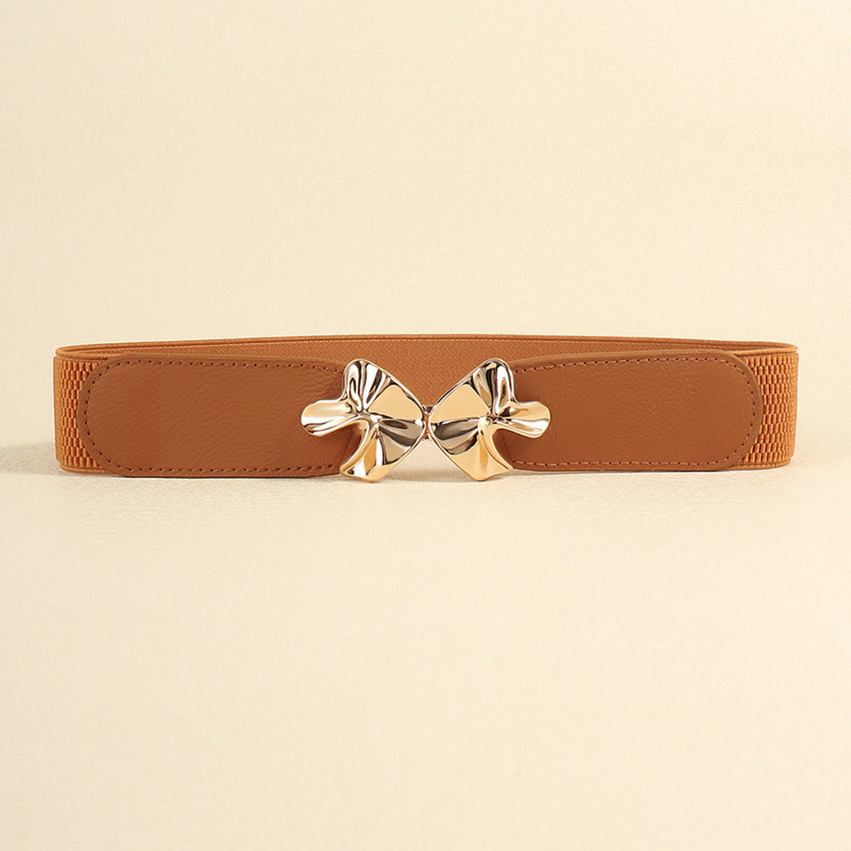 Honeybee Mumford's Buckle Elastic Belt (white, black, tan, red colors)