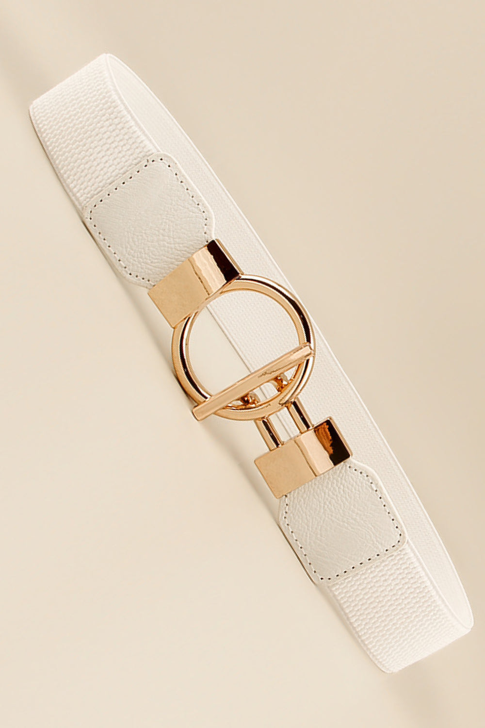 Honeybee Mumford's Circle Shape Buckle Buckle Leather Belt