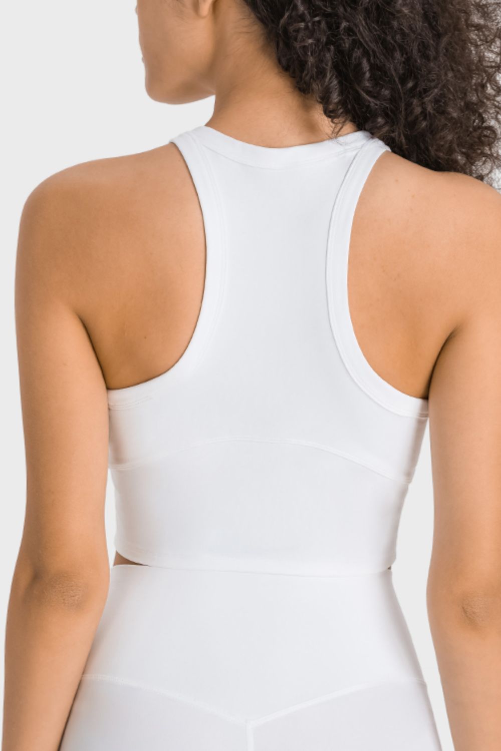 Honeybee Mumford's Racerback Cropped Sports Tank