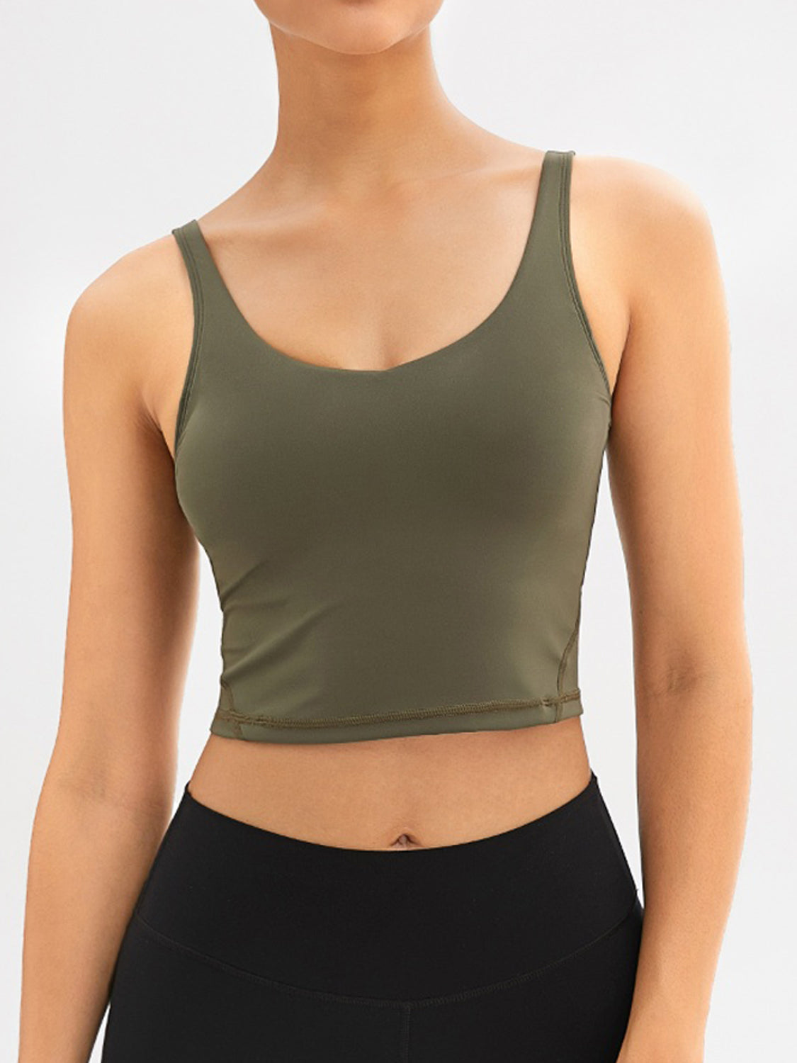 Honeybee Mumford's Scoop Neck Wide Strap Active Tank