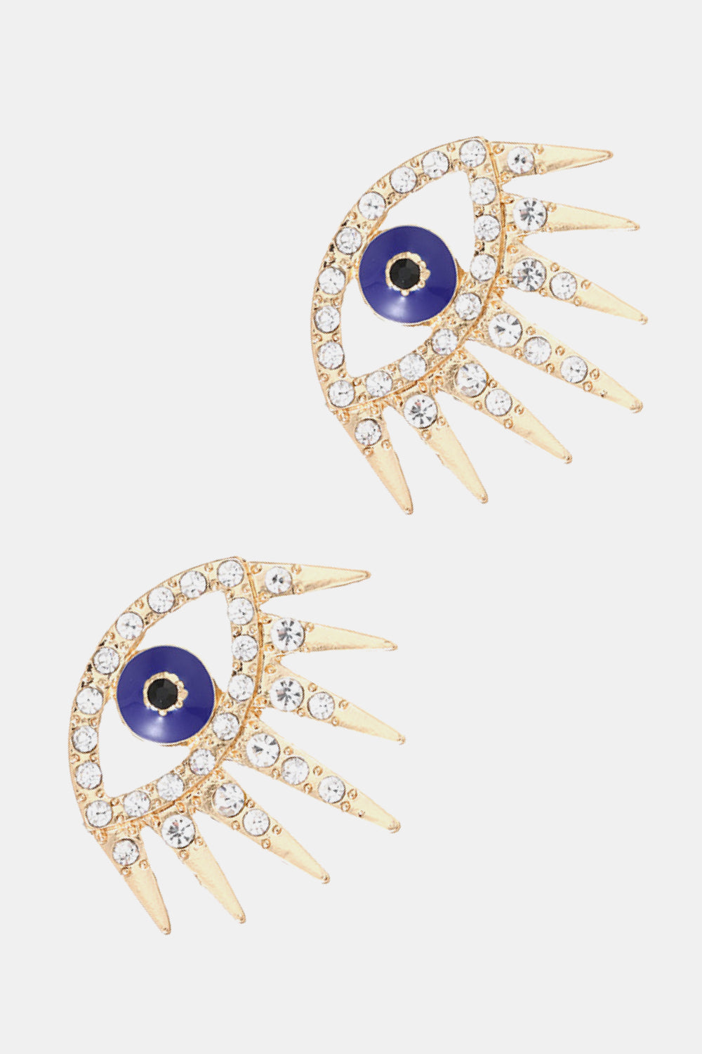 honeybee Mumford's Evil Eye Rhinestone Earrings