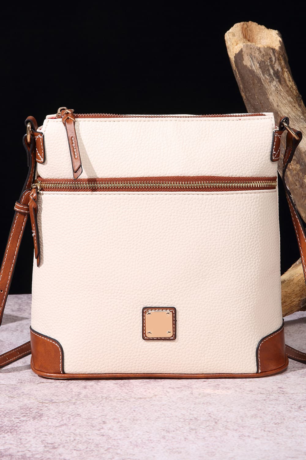 Honeybee Mumford's Leather Crossbody Bag