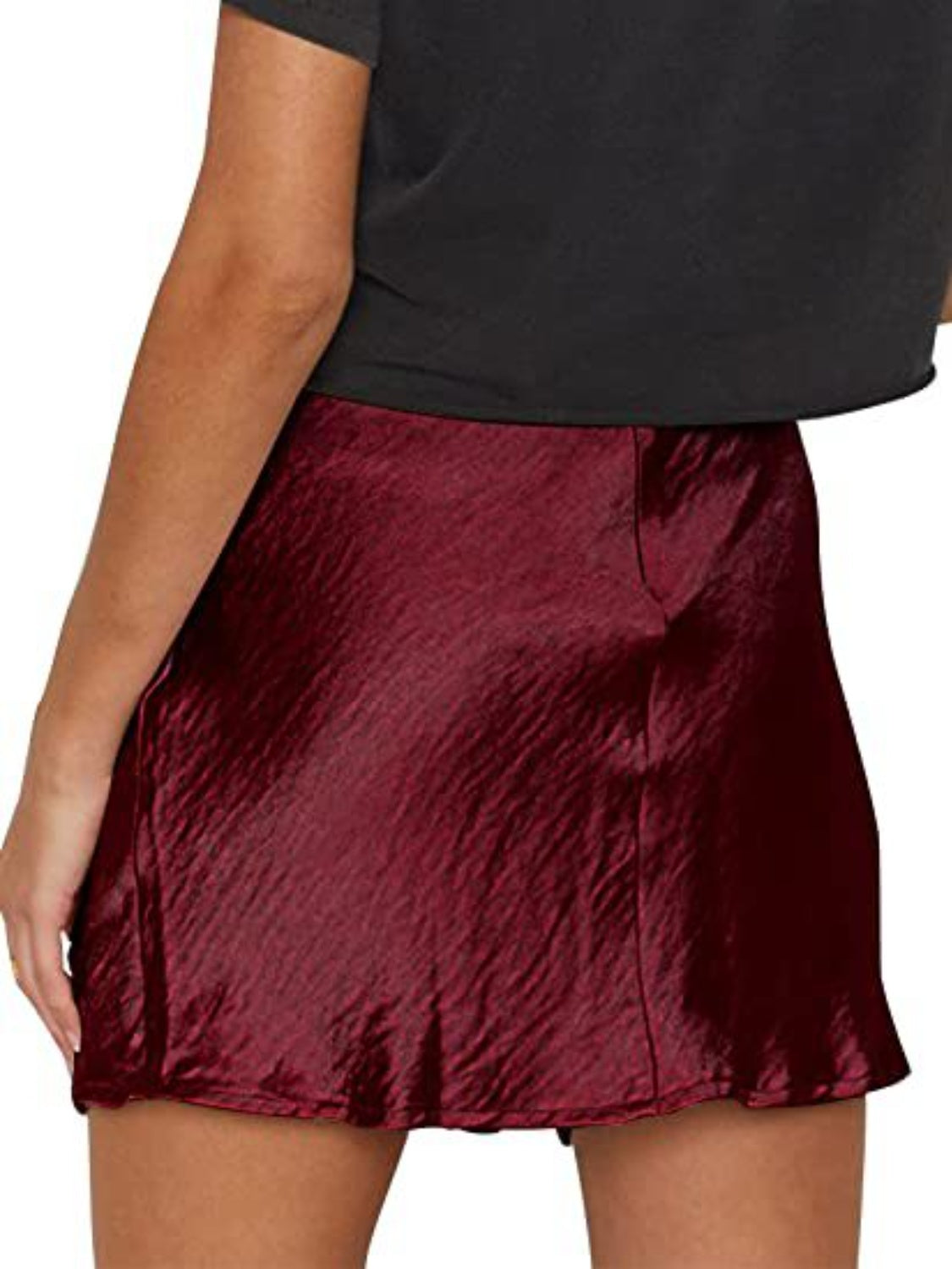 Honeybee Mumford's Lace Detail Slit Mini Skirt