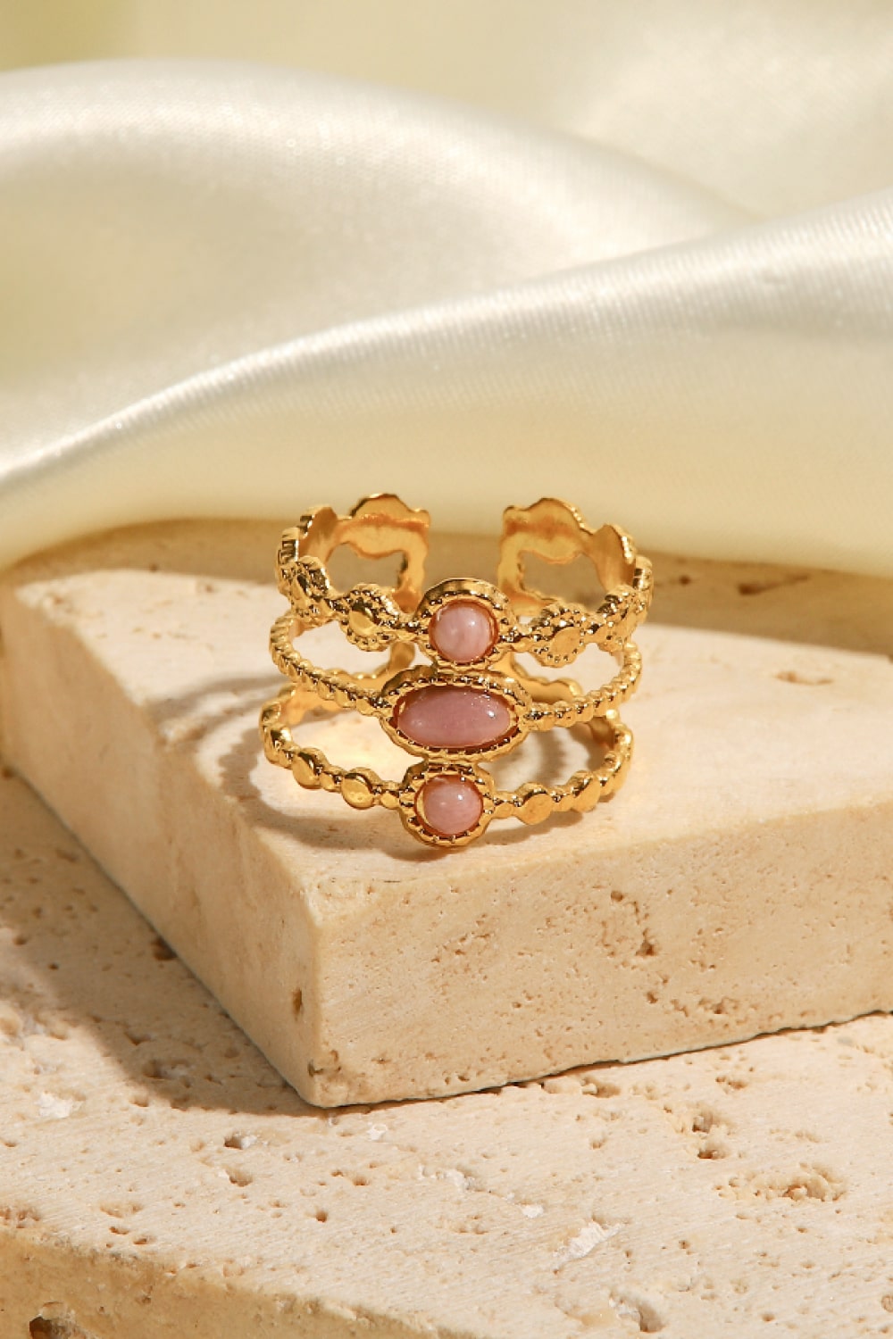 Honeybee Mumford's Triple-Layered Open Ring