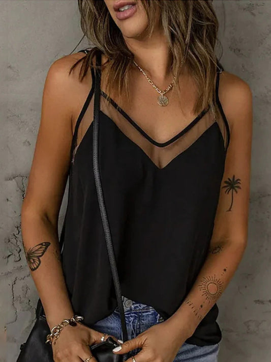 Honeybee Mumford's Full Size V-Neck Spaghetti Strap Cami