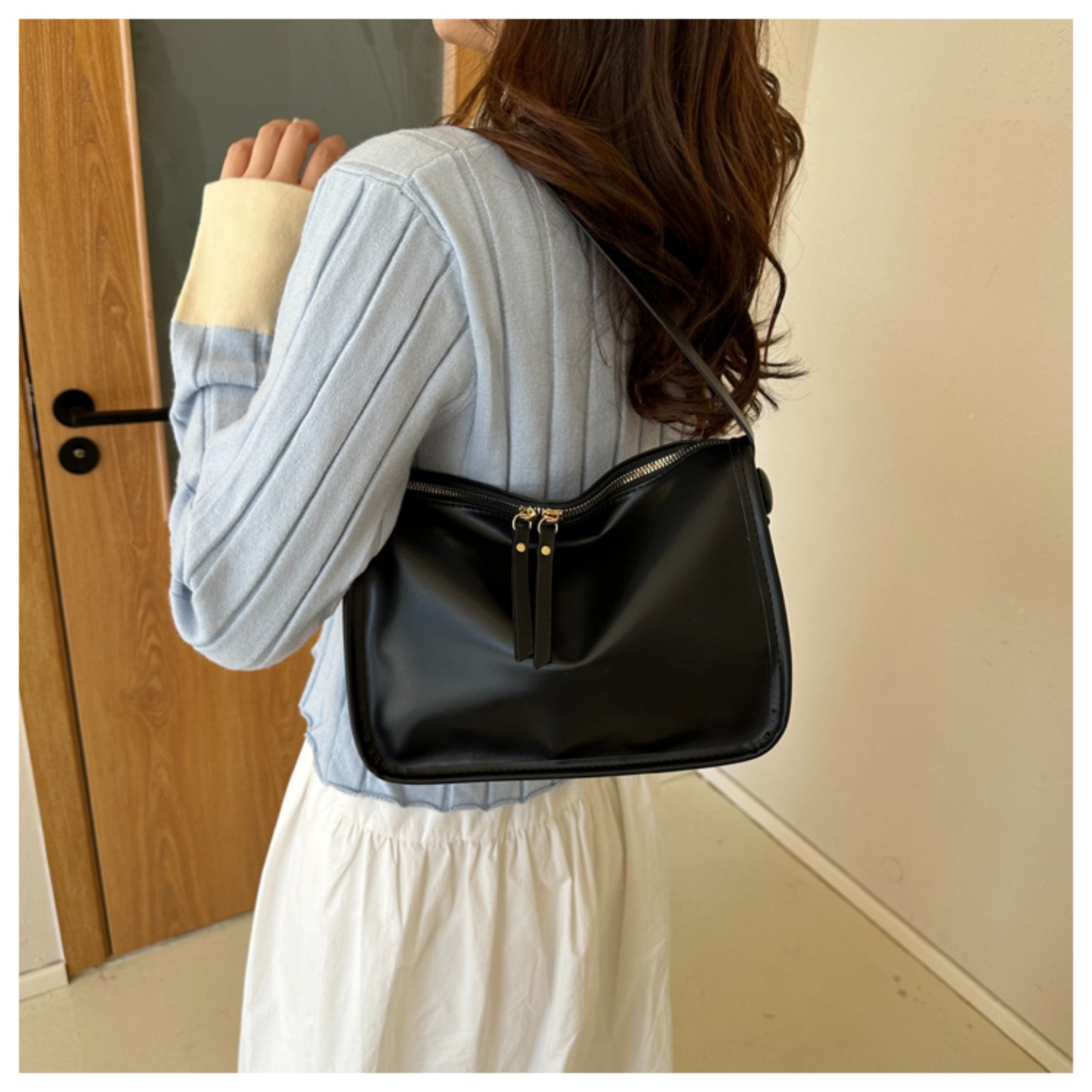 Honeybee Mumford's Leather Shoulder Bag