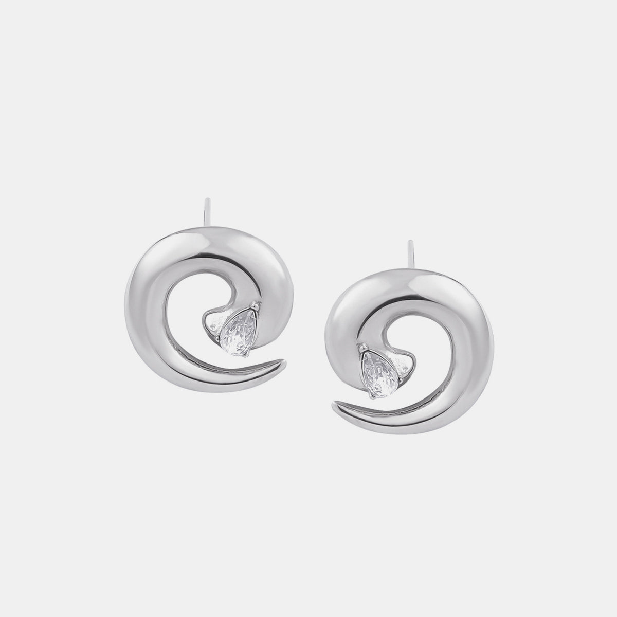 honeybee Mumford's Spiral Shape Earrings