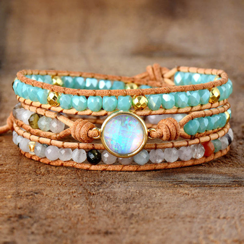 honeybee Mumford's Opal Beaded Layered Bracelet