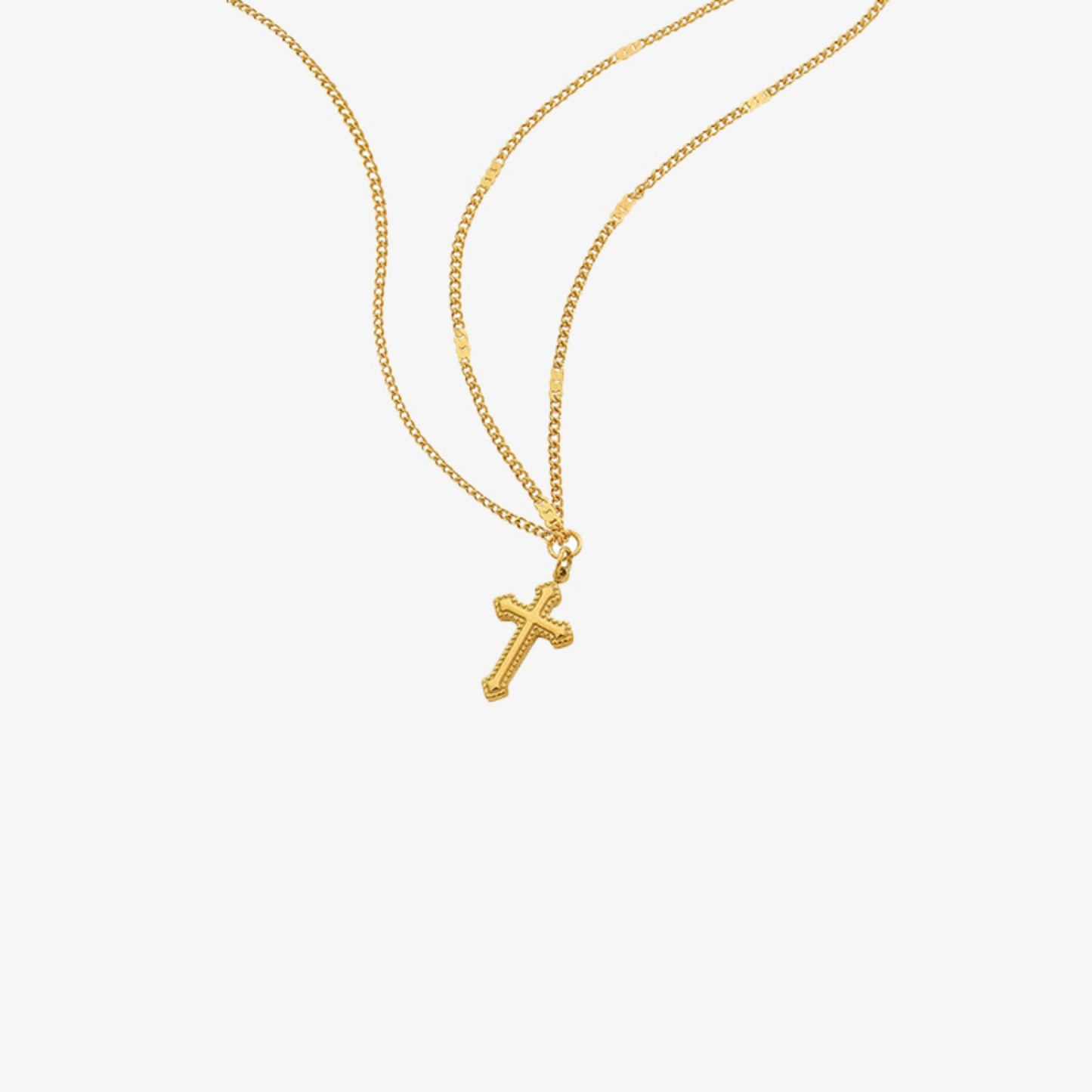 Honeybee Mumford's Cross Pendant Necklace