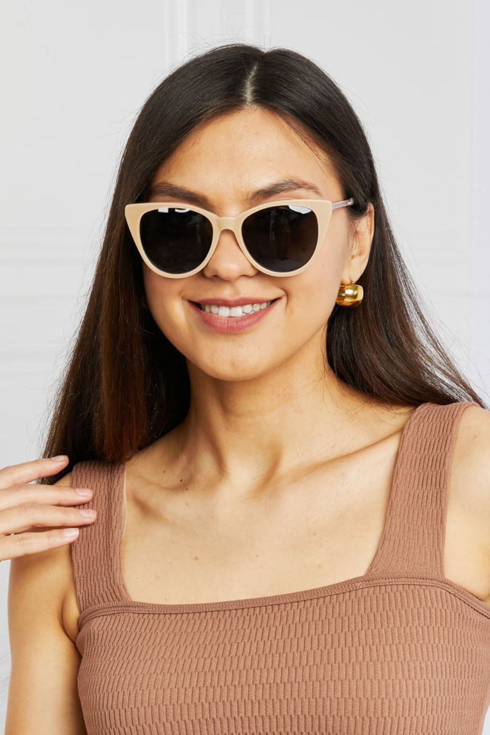 Honeybee Mumford's Cat-Eye Acetate Frame Sunglasses