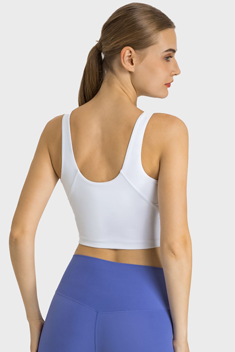 Honeybee Mumford's Feel Like Skin Highly Stretchy Cropped Sports Tank