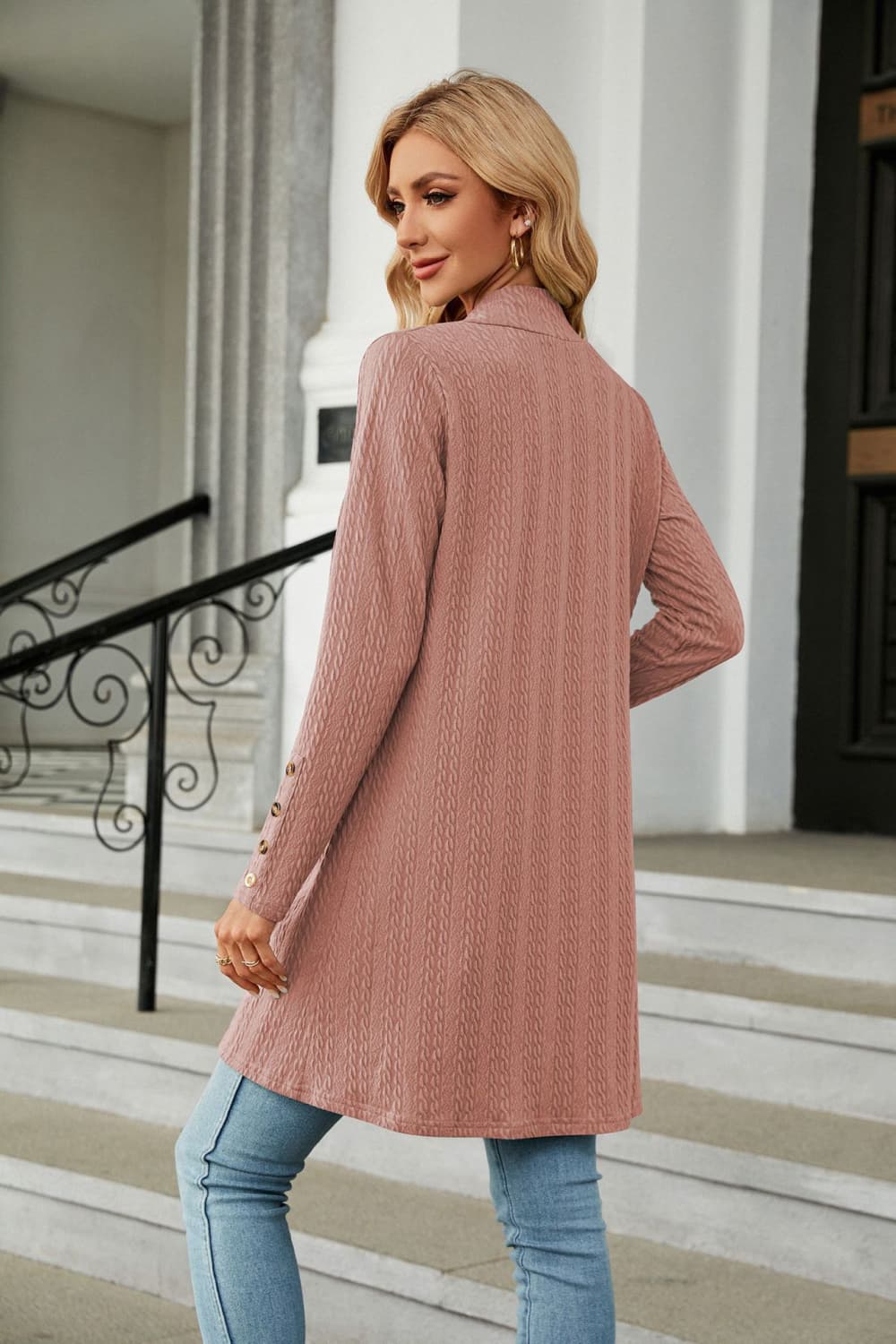 Honeybee Mumford's Long Sleeve Open Front Cardigan