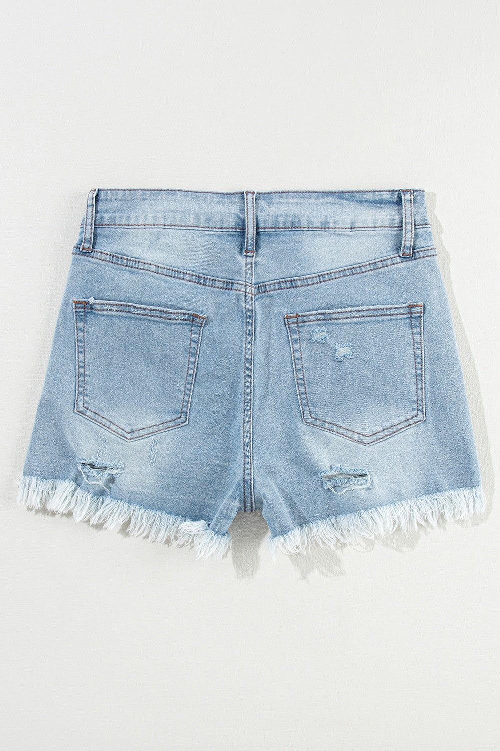 Honeybee Mumford's Distressed Raw Hem Denim Shorts