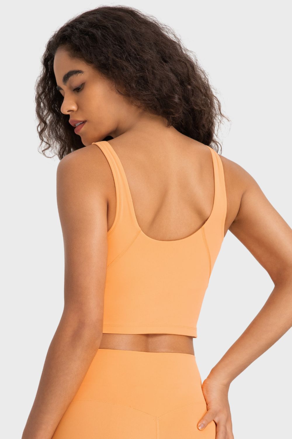 Honeybee Mumford's Deep V-Neck Crop Sports Bra