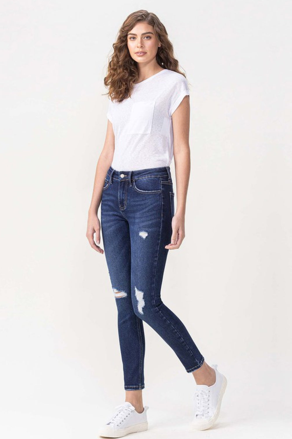 Honeybee Mumford's Full Size Midrise Crop Skinny Jeans