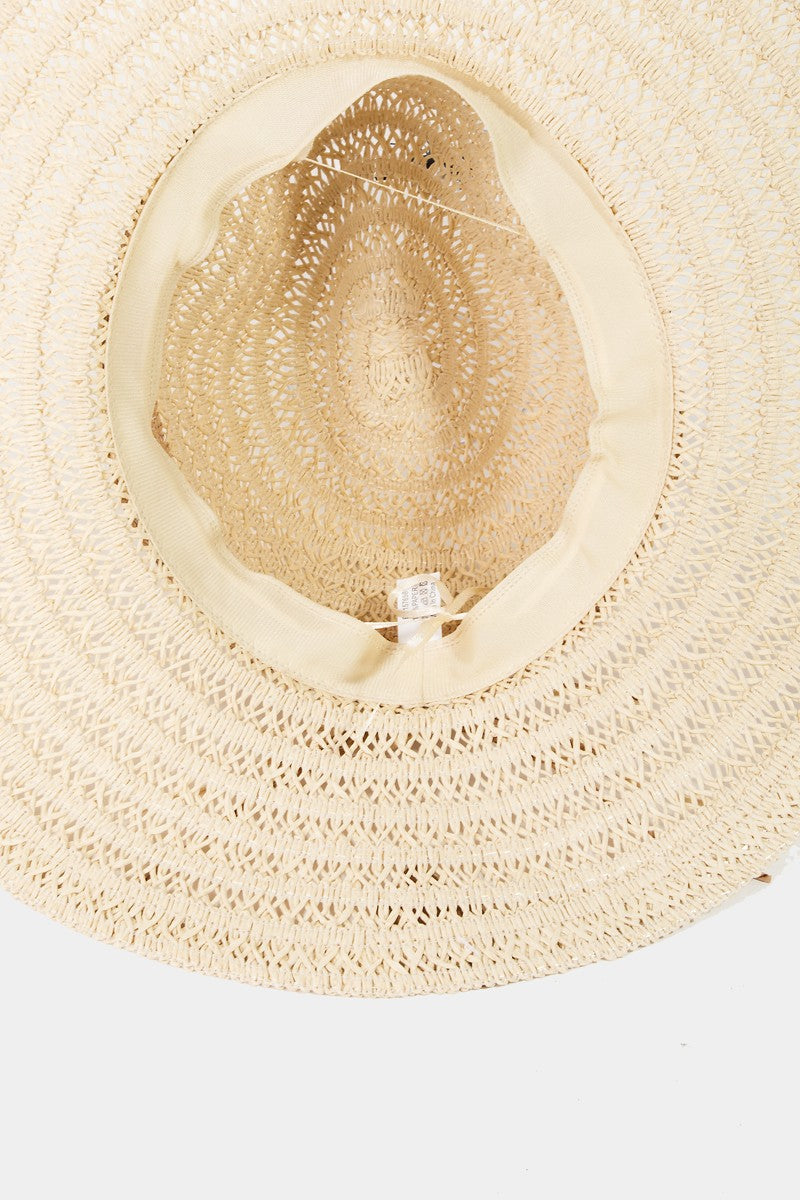 Honeybee Mumford's Contrast Straw Braided Sun Hat