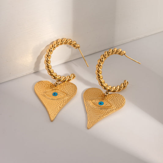 honeybee Mumford's C-Hoop Dangle Earrings