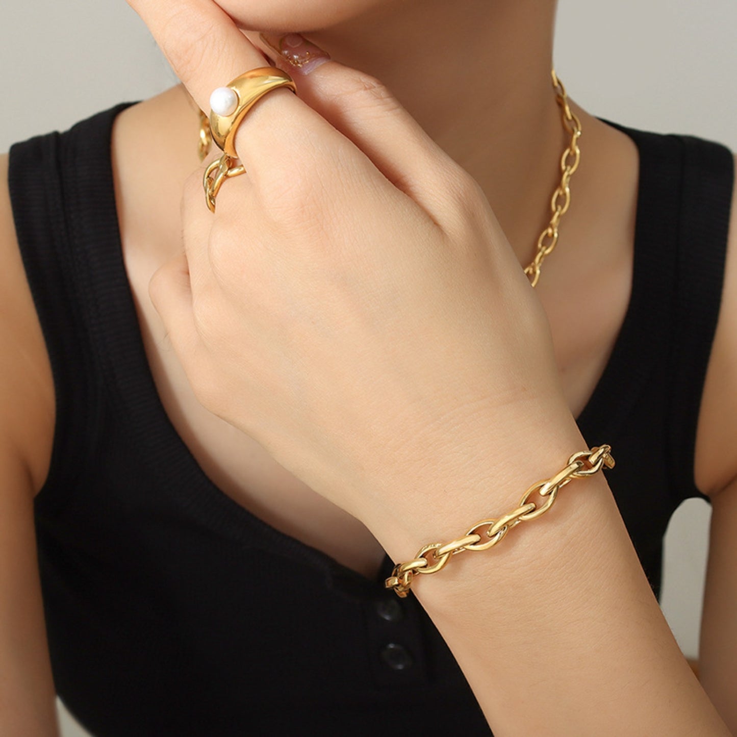 honeybee Mumford's Chain Bracelet