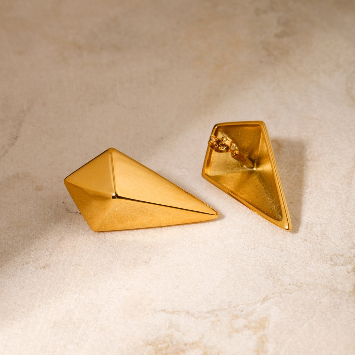 honeybee Mumford's 18K Gold-Plated Geometric Earrings