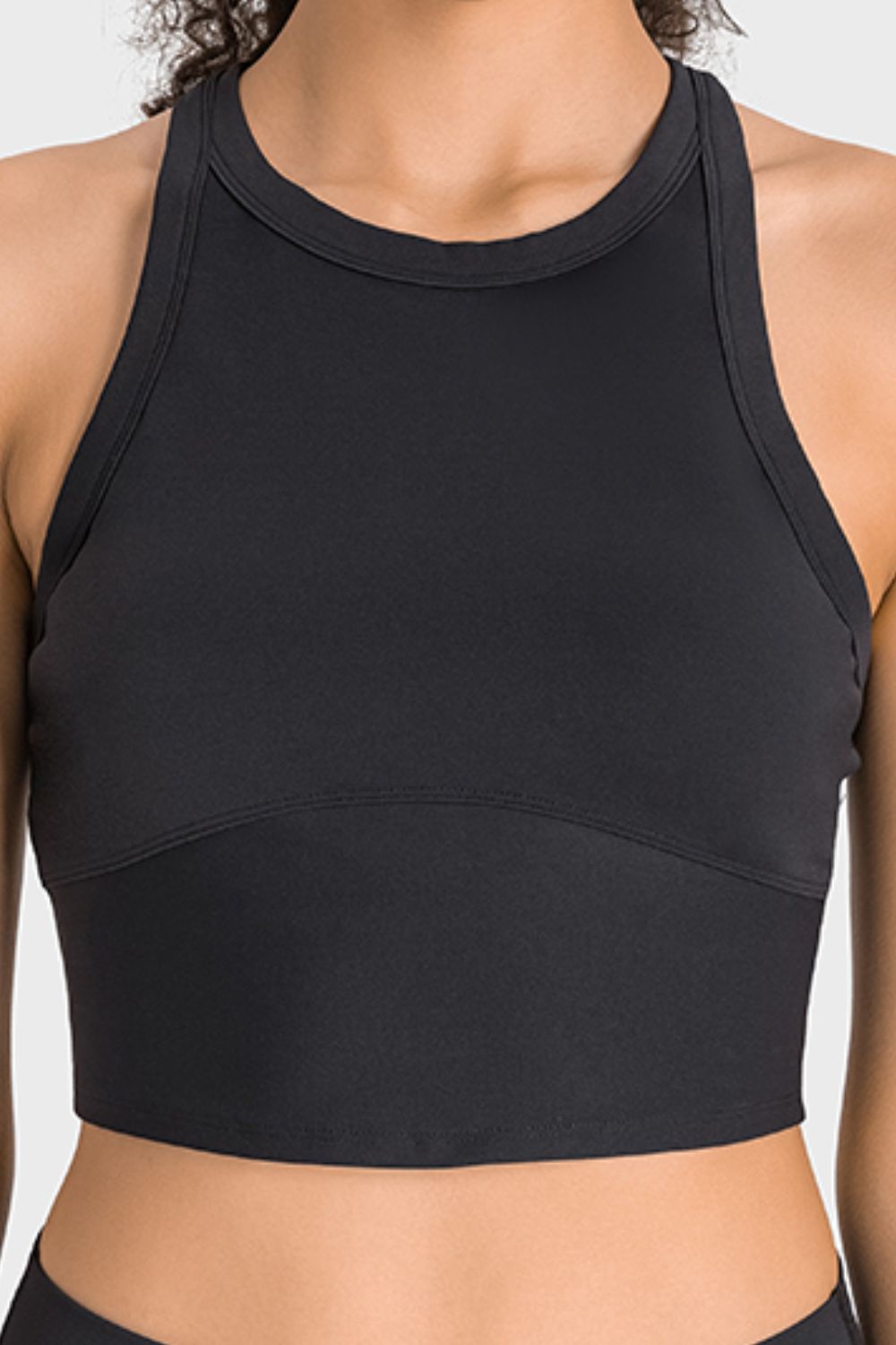 Honeybee Mumford's Racerback Cropped Sports Tank