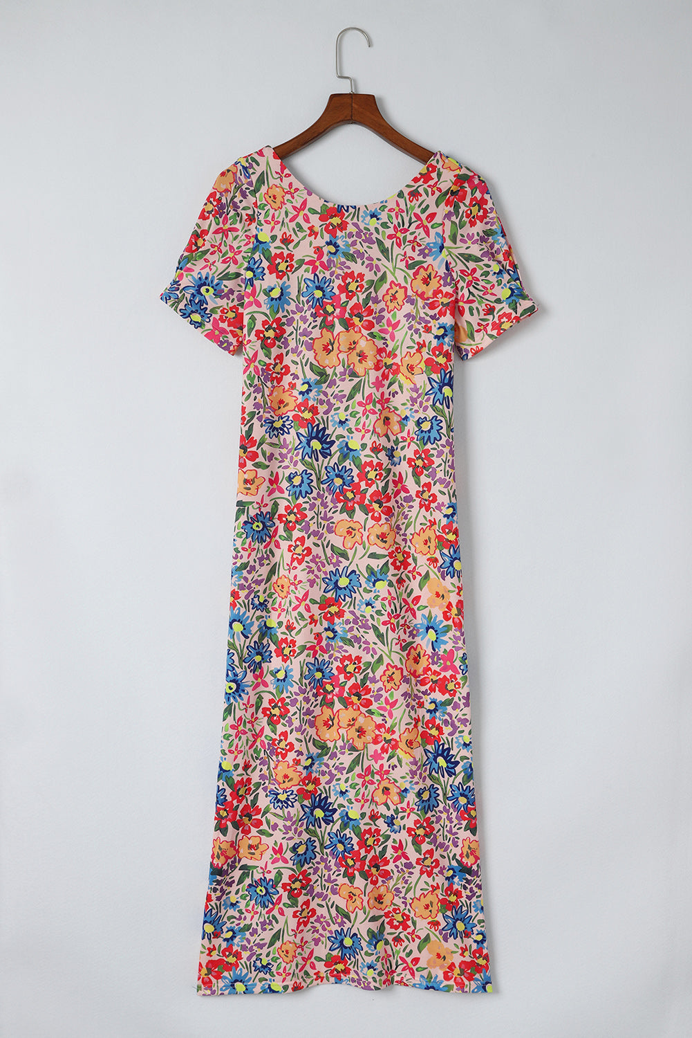 Honeybee Mumford's Floral Round Neck Short Sleeve Dress