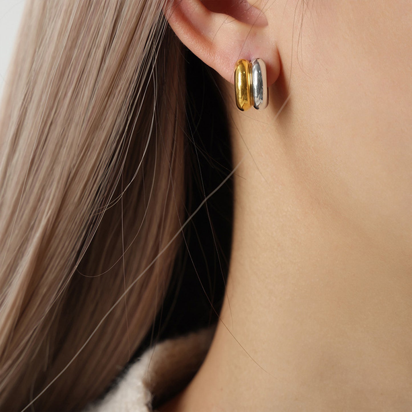 honeybee Mumford's 18K Gold-Plated C-Hoop Earrings