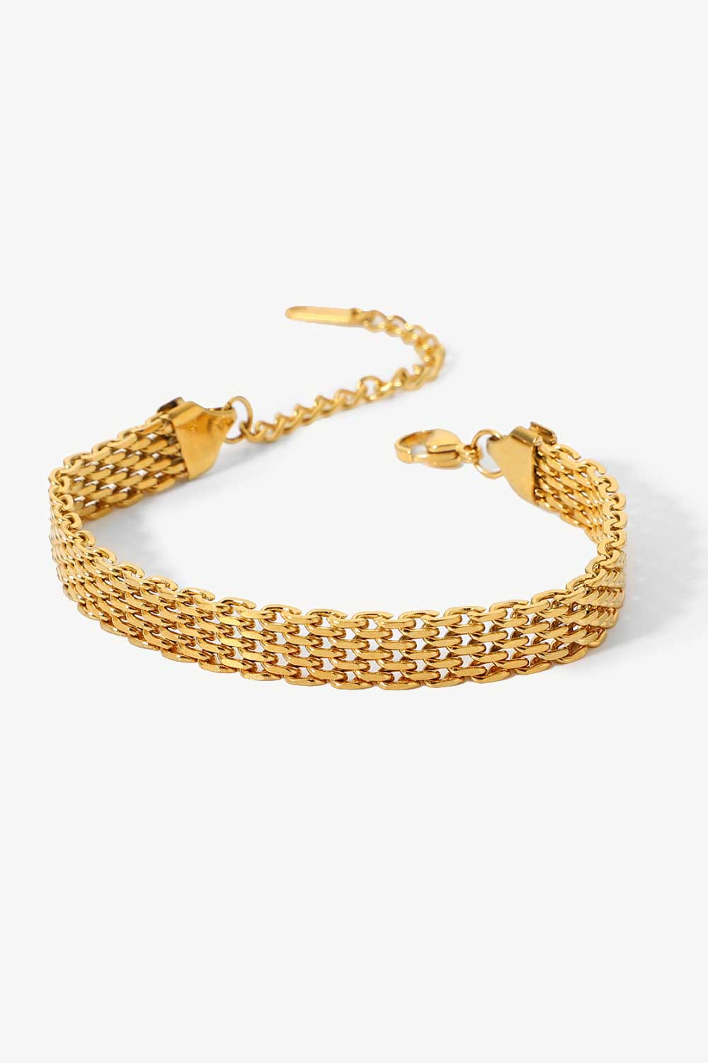 honeybee Mumford's 18K Gold-Plated Wide Chain Bracelet