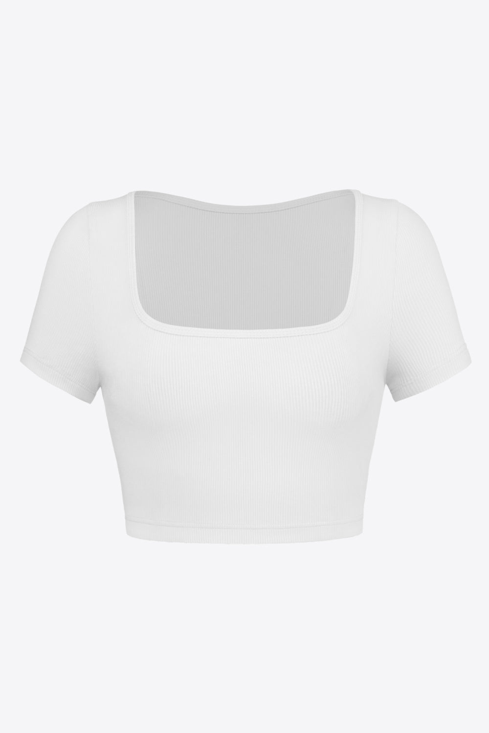 Honeybee Mumford's Square Neck Ribbed Crop Top