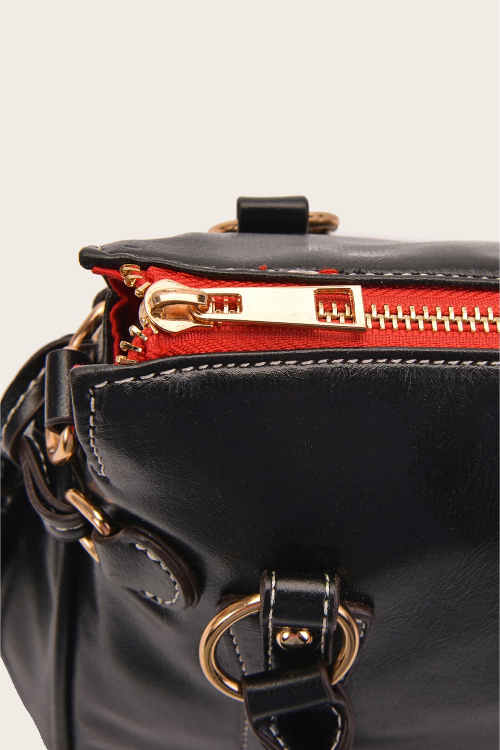 Honeybee Mumford's Leather Handbag