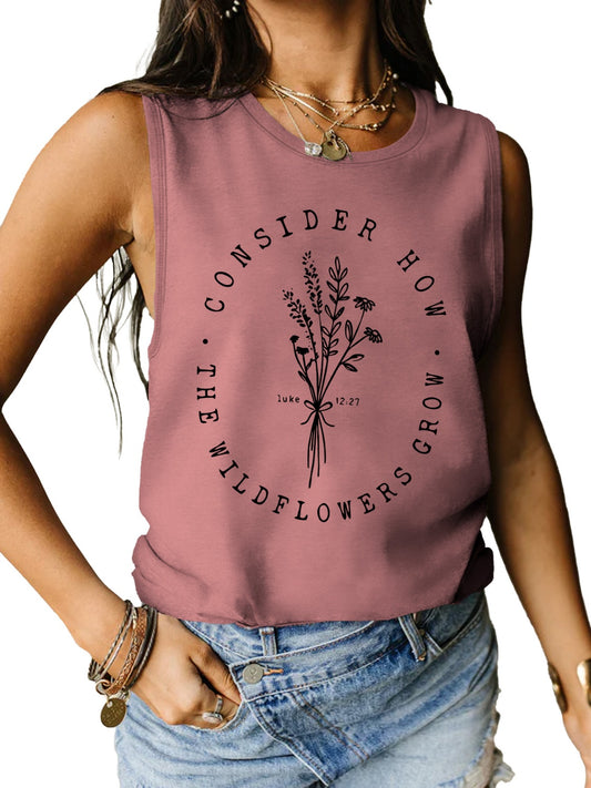 Honeybee Mumford's Graphic Round Neck Tank