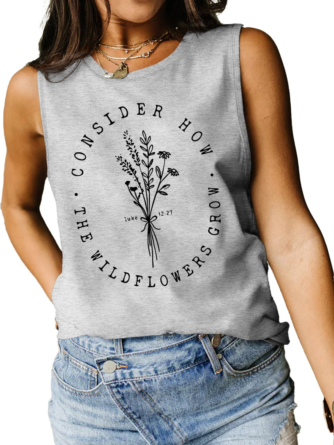 Honeybee Mumford's Graphic Round Neck Tank