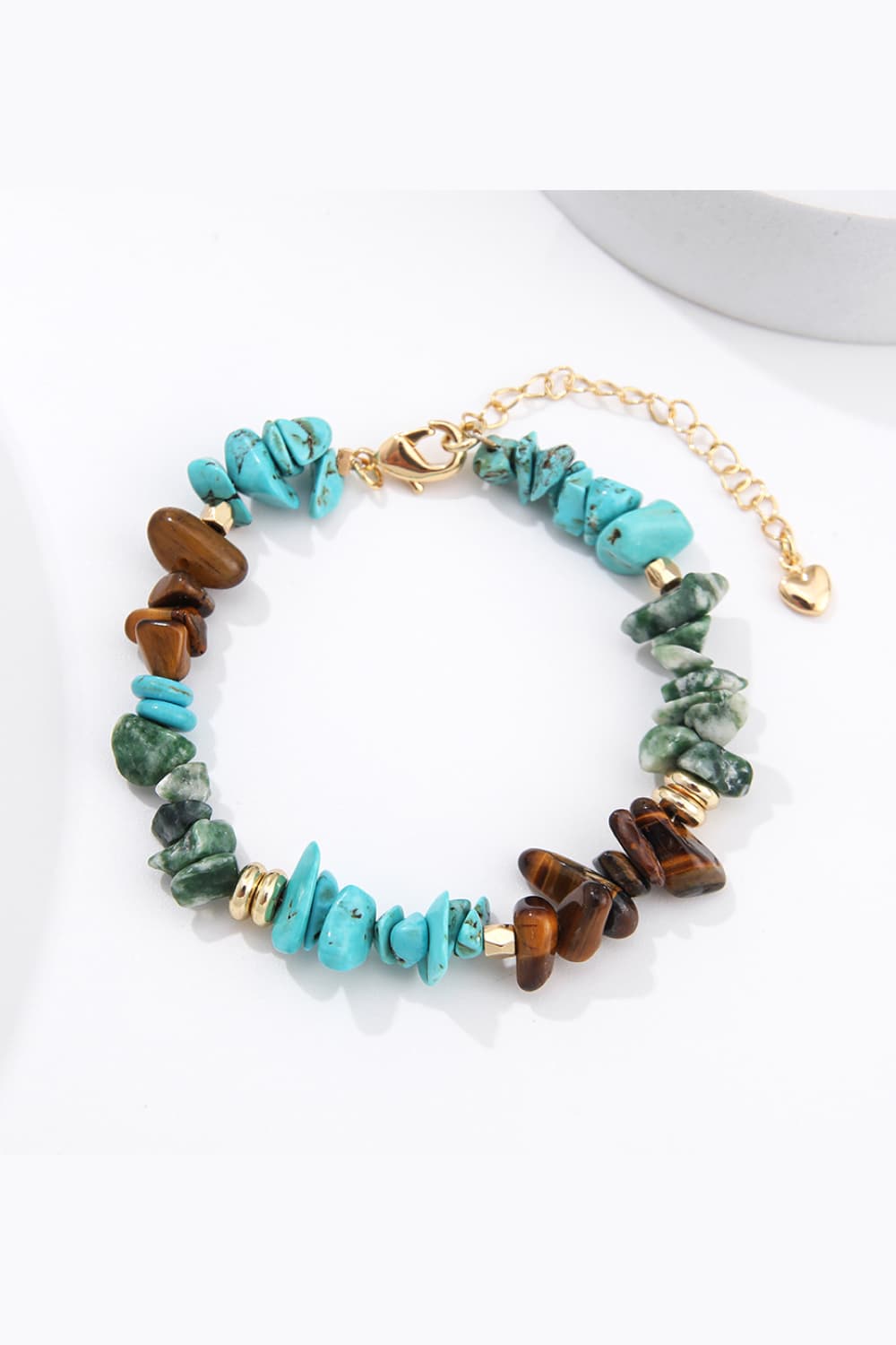 honeybee Mumford's Turquoise & Natural Stone Bracelet