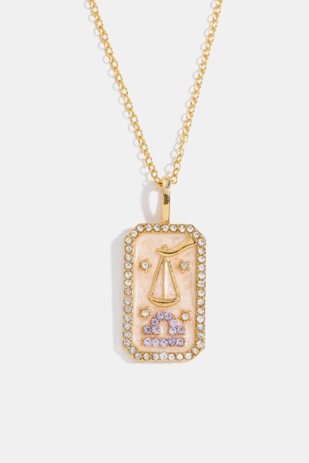 Honeybee Mumford's Rhinestone Zodiac and Constellation Pendant Necklace