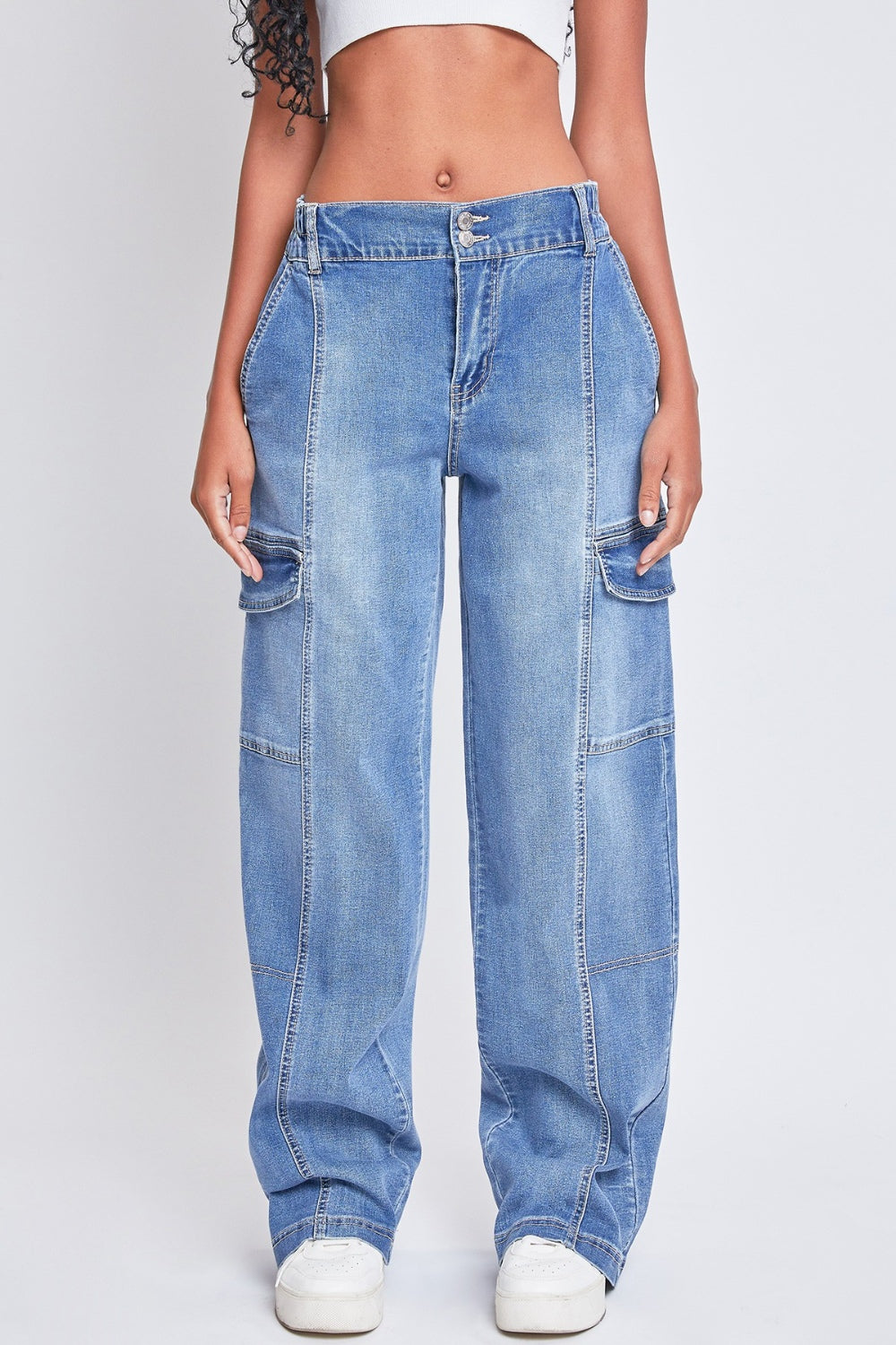 Honeybee Mumford's High-Rise Straight Cargo Jeans