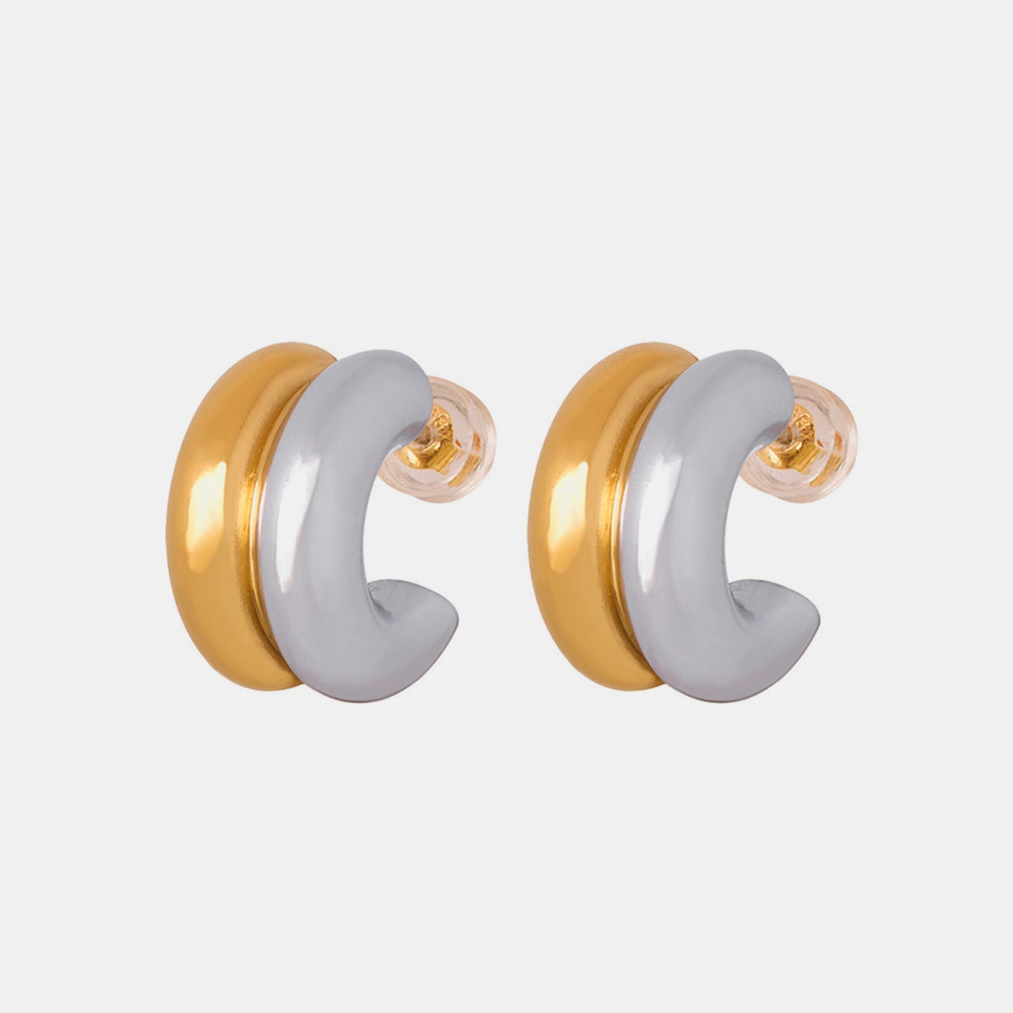 honeybee Mumford's 18K Gold-Plated C-Hoop Earrings