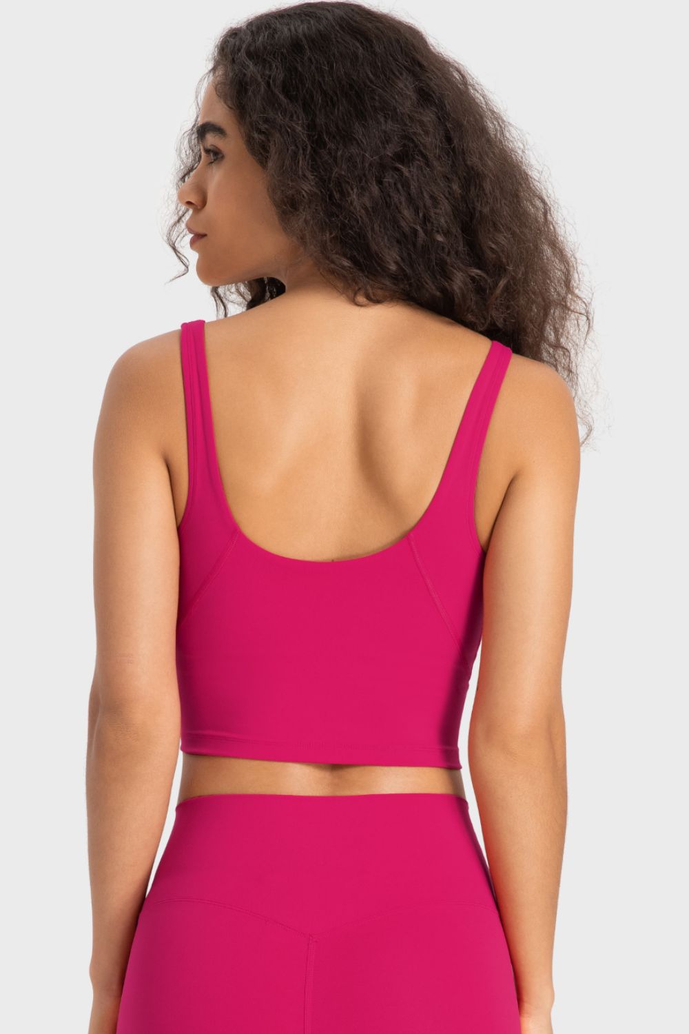 Honeybee Mumford's Deep V-Neck Crop Sports Bra