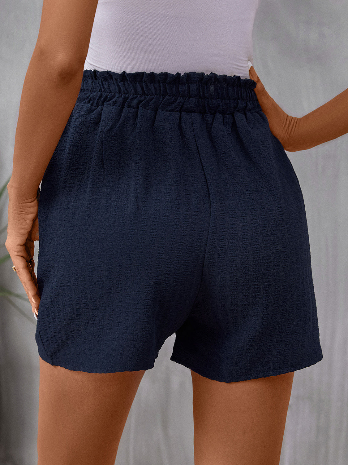 Honeybee Mumford's Drawstring High Waist Shorts