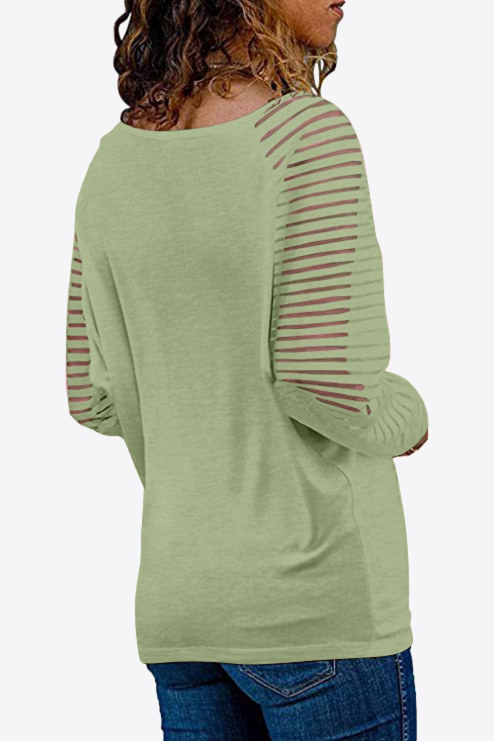 Honeybee Mumford's V-Neck Long Raglan Sleeve Top