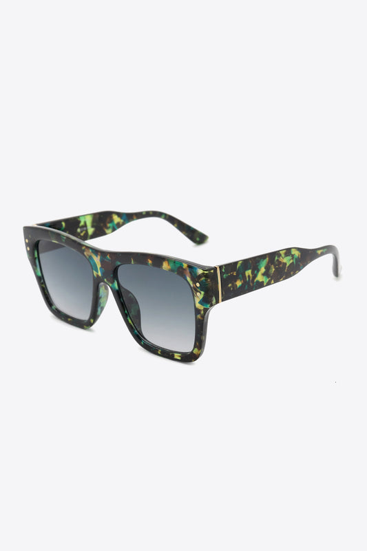 Honeybee Mumford's UV400 Patterned Square Sunglasses