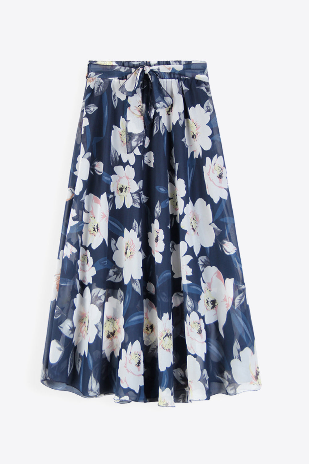 Honeybee Mumford's Full Size Floral Tie-Waist Skirt