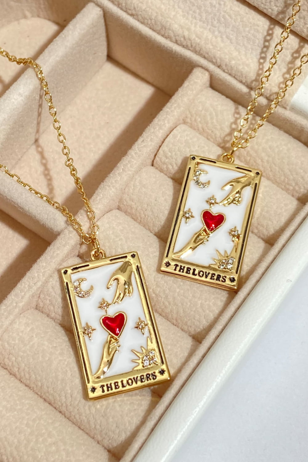 Honeybee Mumford's Tarot Card Pendant Necklace