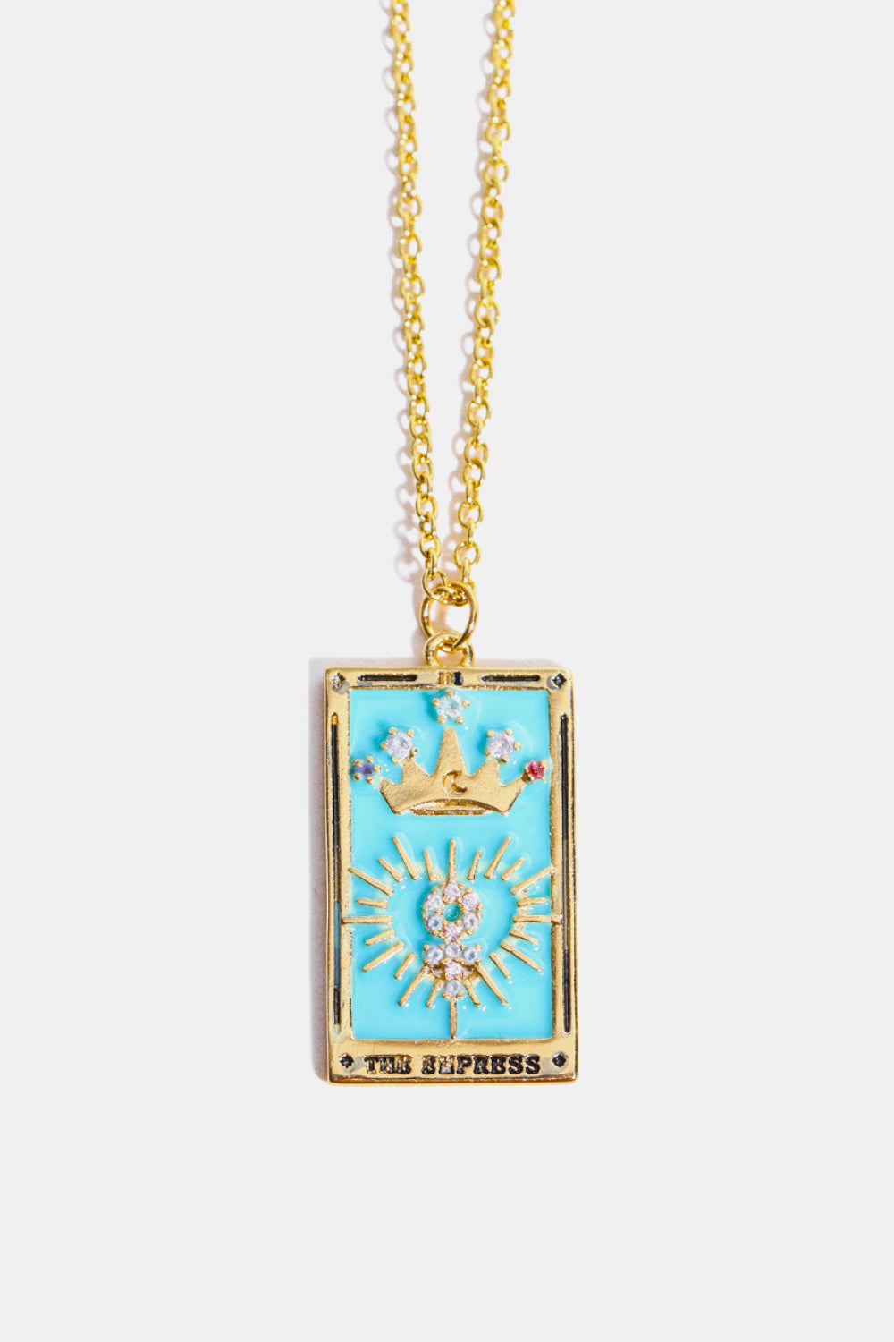 Honeybee Mumford's Tarot Card Pendant Necklace