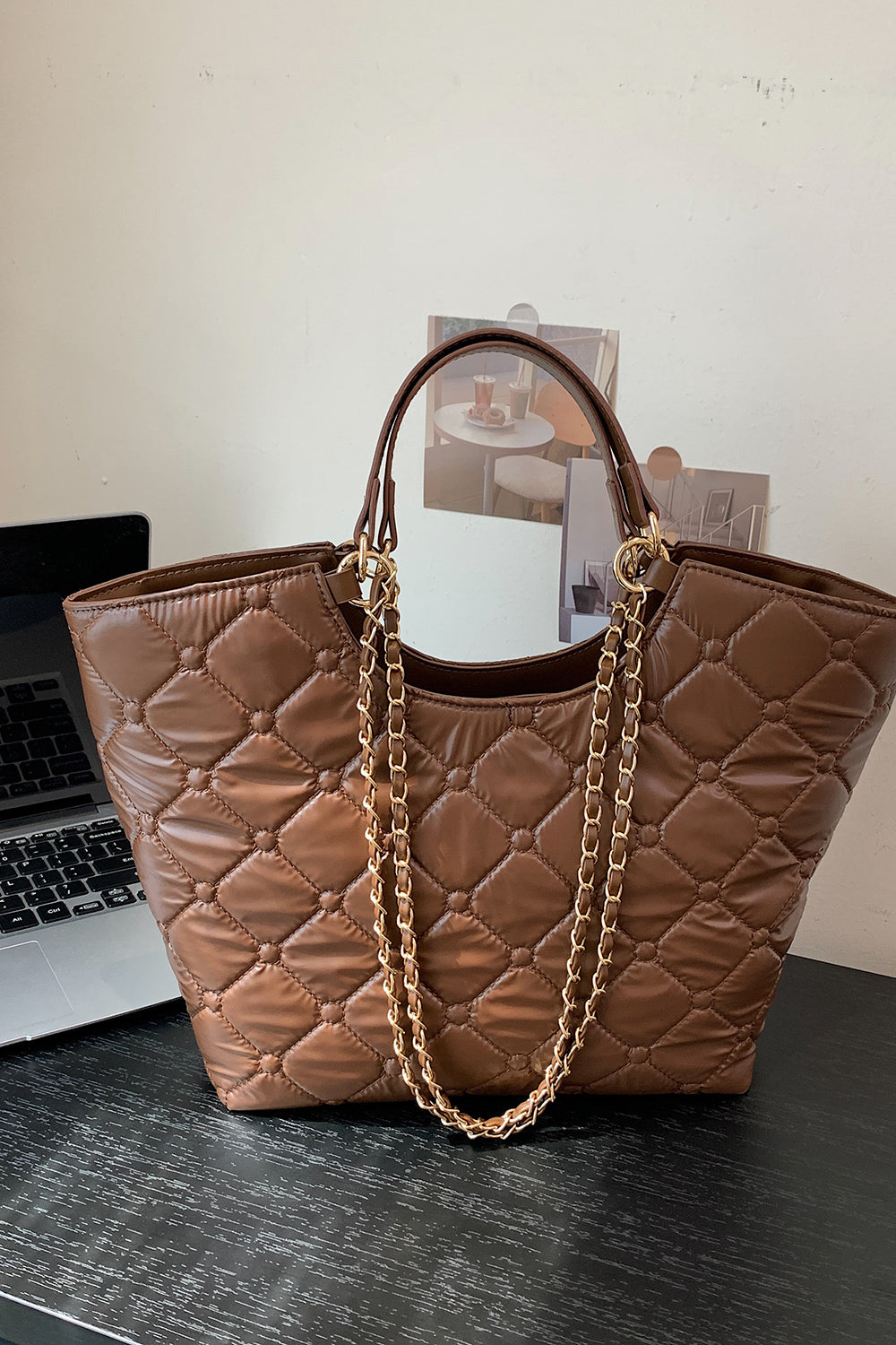 Honeybee Mumford's Leather Handbag