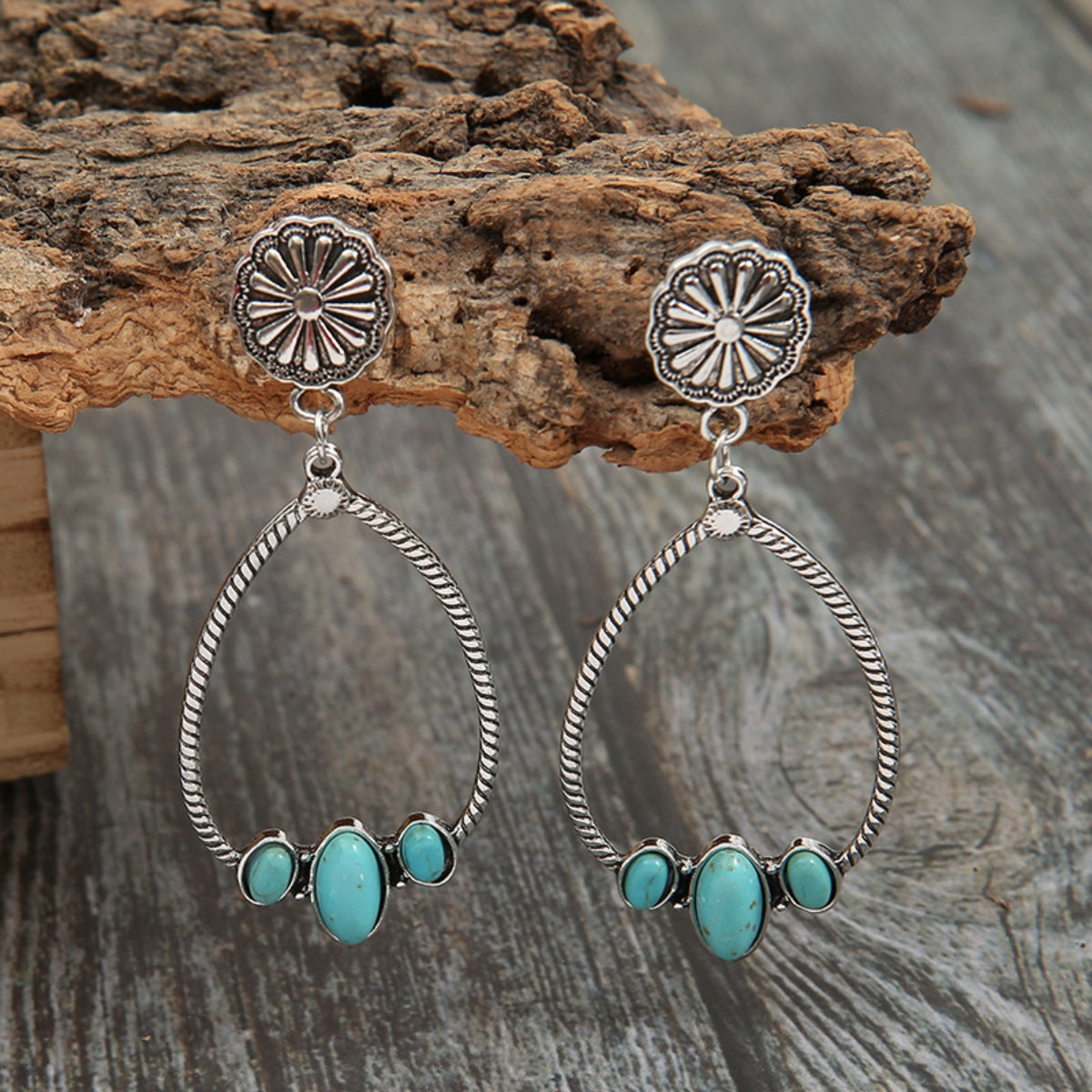 honeybee Mumford's Turquoise Teardrop Earrings