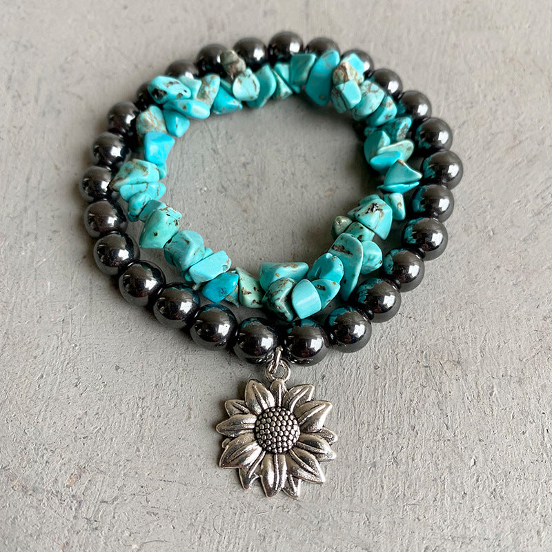 honeybee Mumford's Turquoise Alloy Bracelet