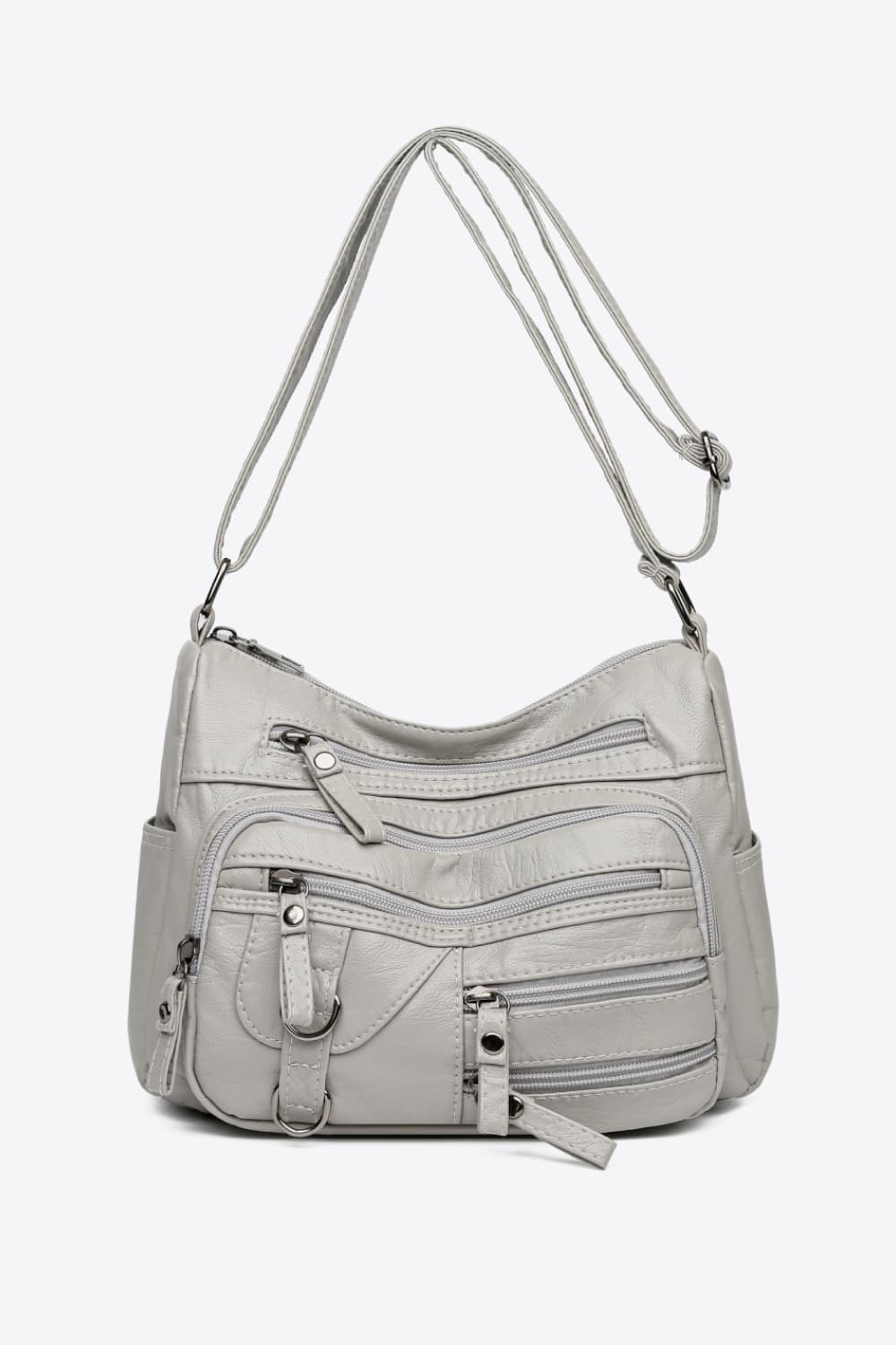 Honeybee Mumford's Multi-Pocket Leather Crossbody Bag