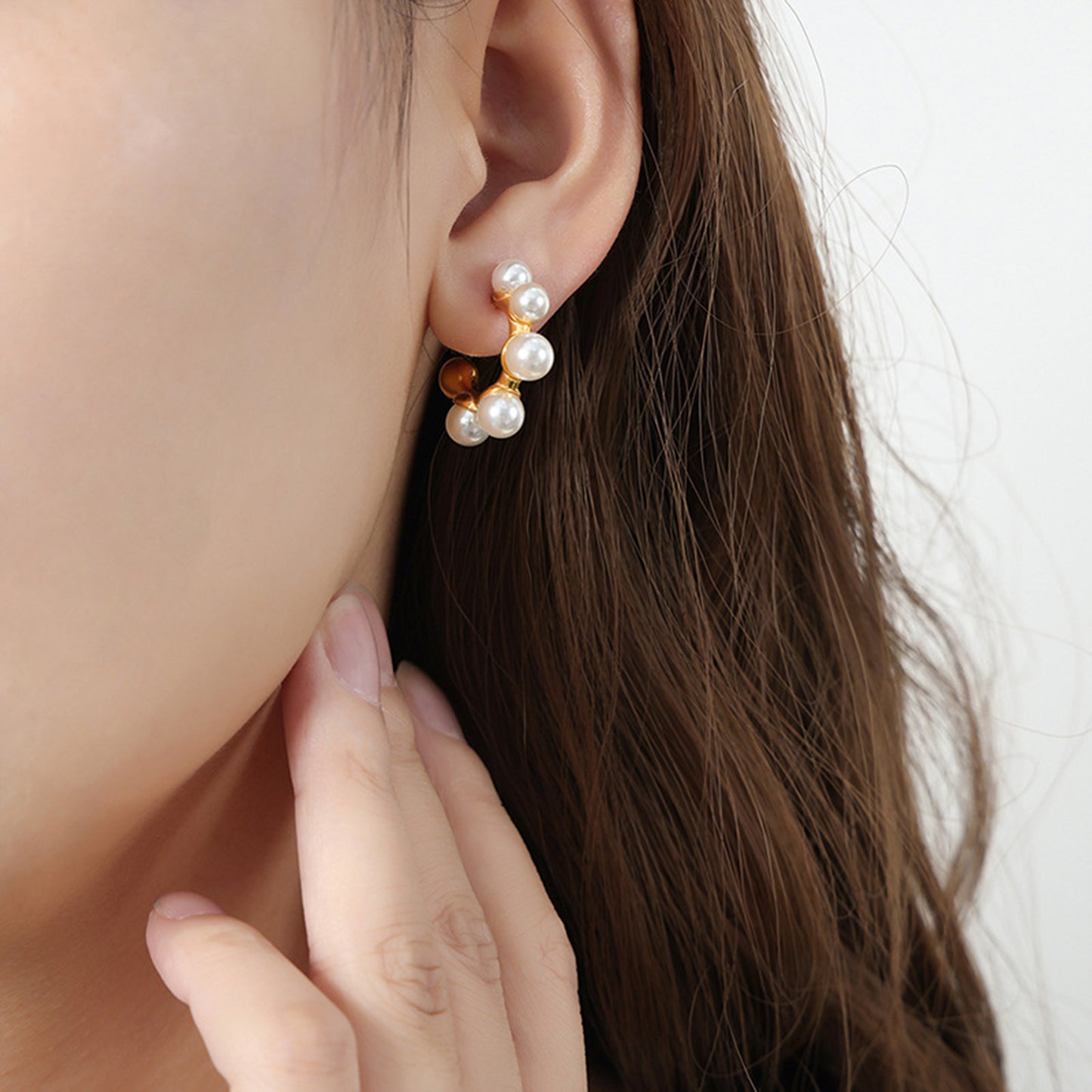 honeybee Mumford's Pearl 18K Gold-Plated Earrings