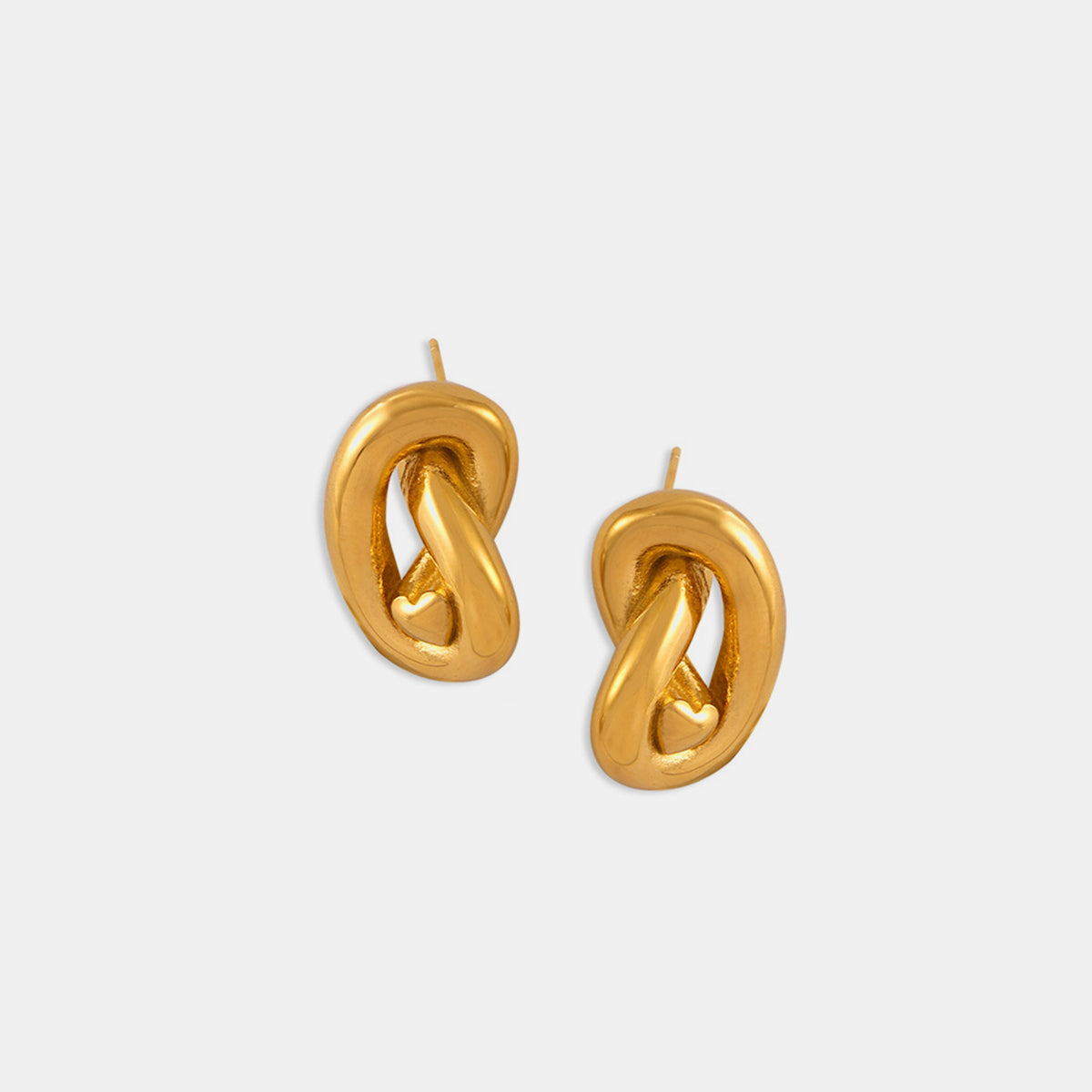 honeybee Mumford's Knot Stud Earrings