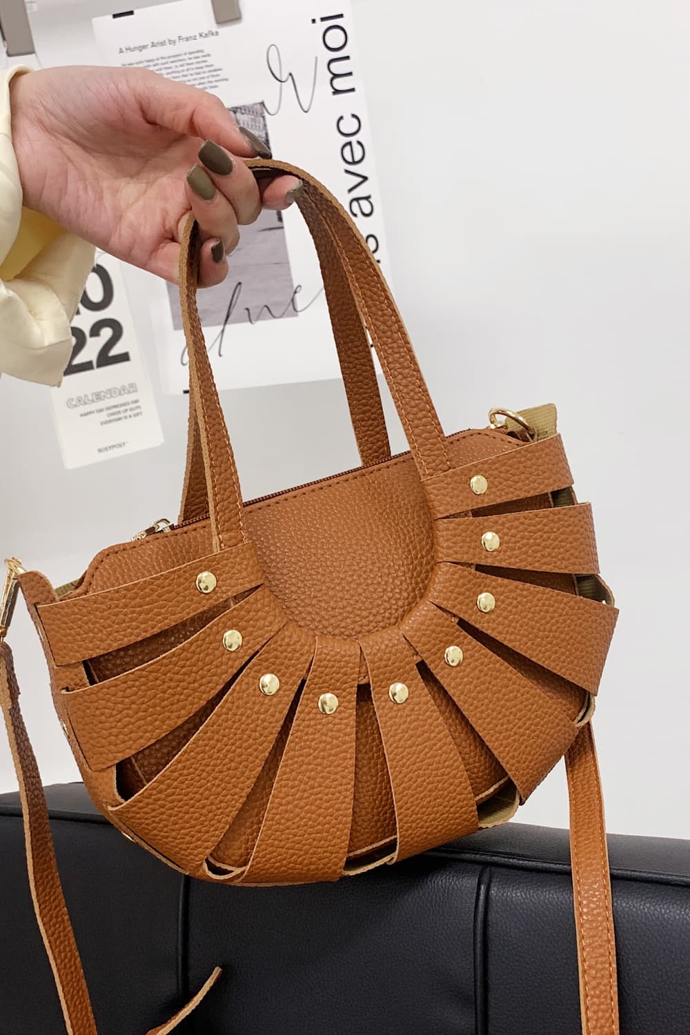 Honeybee Mumford's Leather Handbag