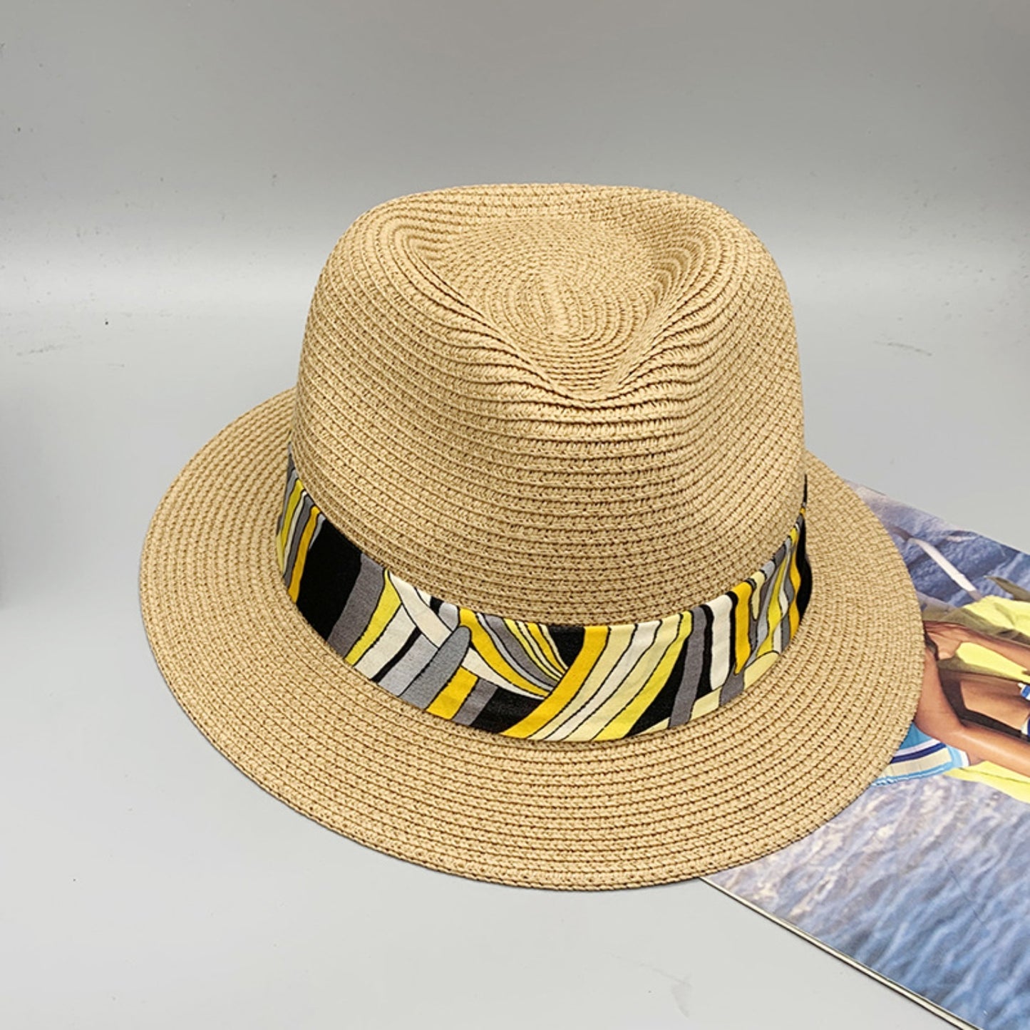 Honeybee Mumford's Short Brim Jute Cloth Hat